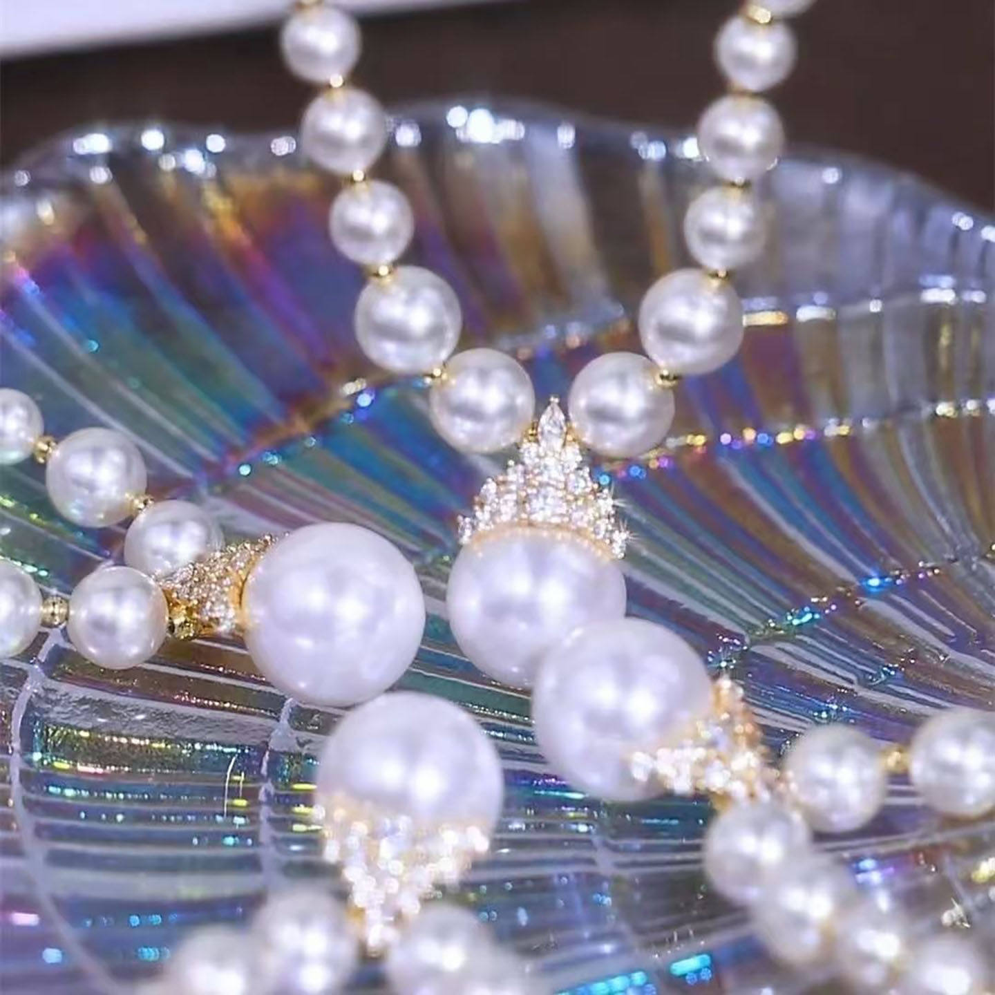 茗如柏珍珠项链法式高端轻奢高级感小众颈链优雅风时尚大气锁骨链,珠宝/钻石/翡翠,颈饰,淘宝优惠券,粉丝福利购,淘宝优惠卷