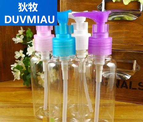 彩妆工具挤压瓶 乳液按压瓶 分装瓶 鸭嘴瓶塑料补水小空瓶子100ml