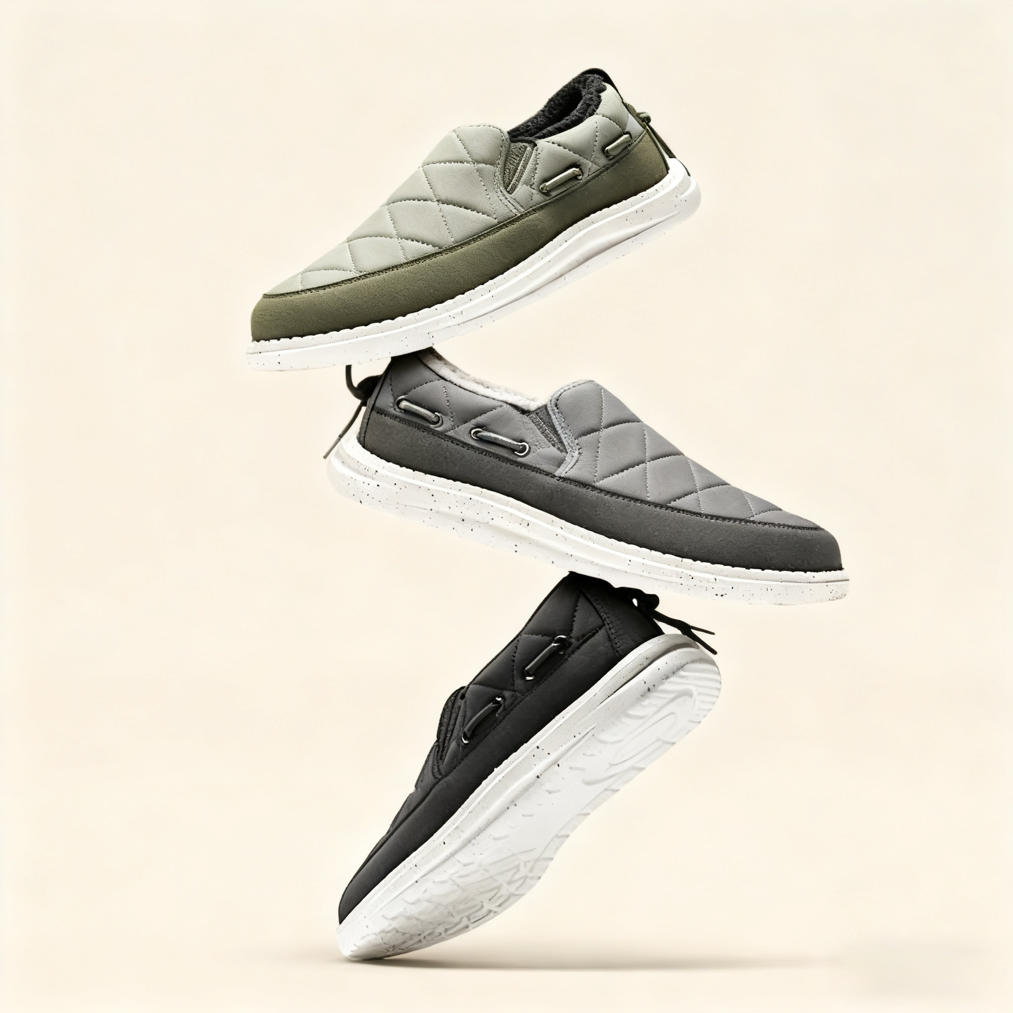 43~49.5码捡漏！出老美男士加绒保暖抗寒一脚蹬休闲运动鞋特大码