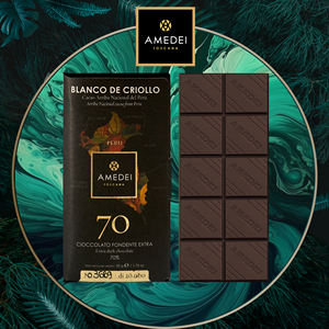 意大利进口Amedei娅曼蒂Blanco de Criollo限量排块零食50g