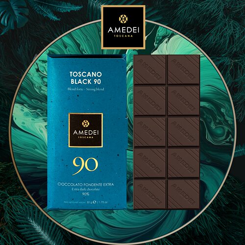 Amedei经典90%高浓度黑巧克力