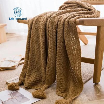 Blankets for Bed Sofa Couch Chunky Knit Bedspread Knitted
