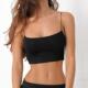 Black Halter Tops Sexy Crop Top Summer Women Tank Camis Back