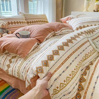 Quilt Bedsheet Bedcovers Duvet Sheets Bed Set Bedding Cover