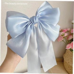 hairpin female Headband Red accessories tie hair clip bow