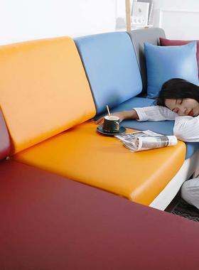 Waterproof sofa leather cover modern sofa hat pu anti-slide1