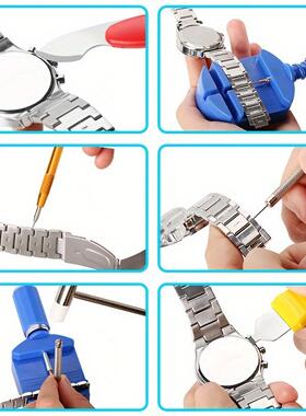 147pcs/set Watchmaker Watch Repair Repairing Tools Kit, Case