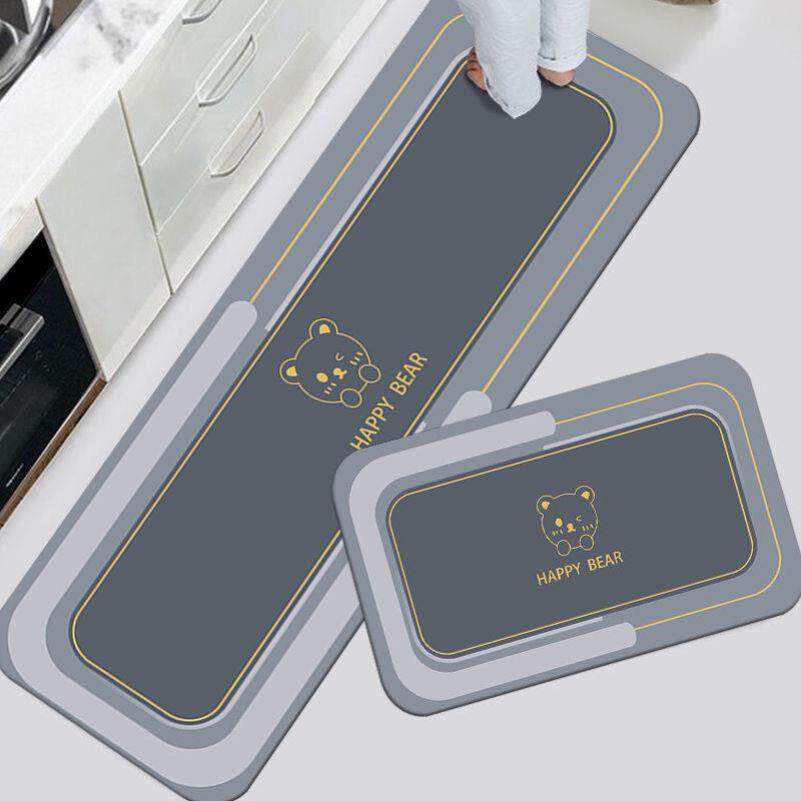 Long Kitchen Mat Bath  Floor Mat Doormat Absorbent Rug