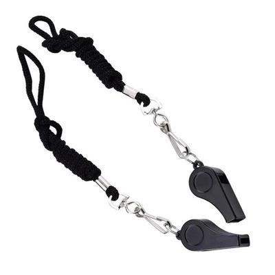 High Quality Black Whistle Referee Game Halter Whistle Outdo