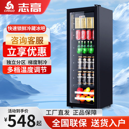 志高家用小冰箱冷藏柜商