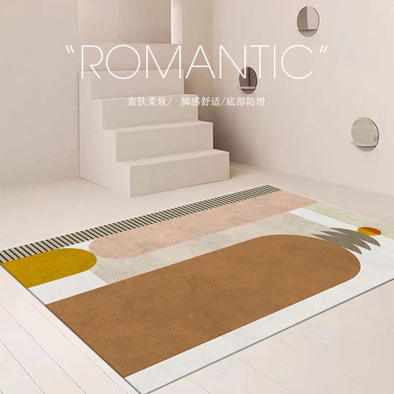 2025新款北欧客厅地毯简约高级感ins家用茶几毯卧室隔音床边毯