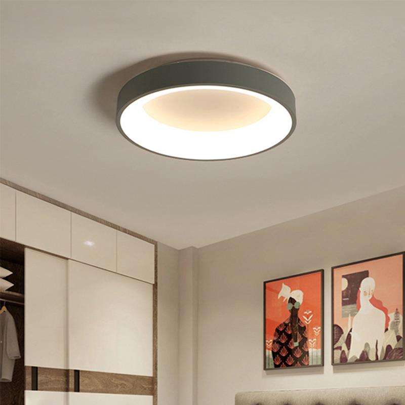 新款北欧led吸顶灯客厅卧室灯家用超薄圆形阳台房间简约现代灯具