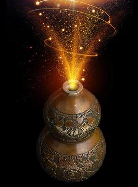 铜葫芦仿古开盖铜葫芦摆件家居饰品挂件工艺品送礼