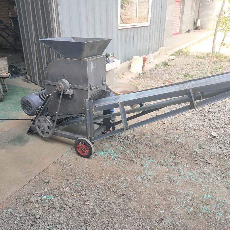 营养土粉碎机小型移动式粉土机多功能碎土机育苗泥土粉碎机粉煤机