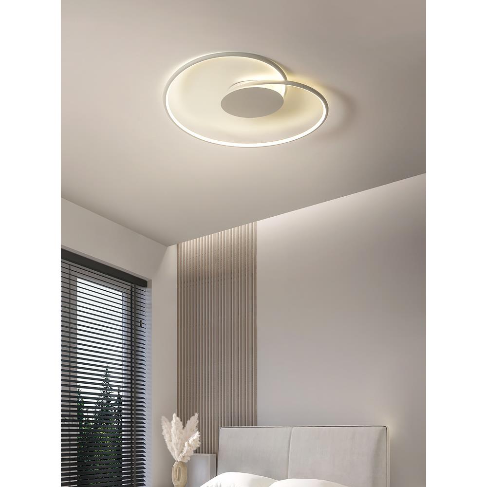 卧室主灯北欧主卧房间灯睡房灯ins风极简灯具现代简约餐厅吸顶灯