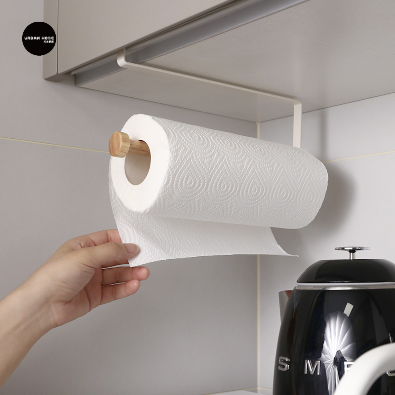 免打孔厨房纸巾架悬挂纸巾盒
