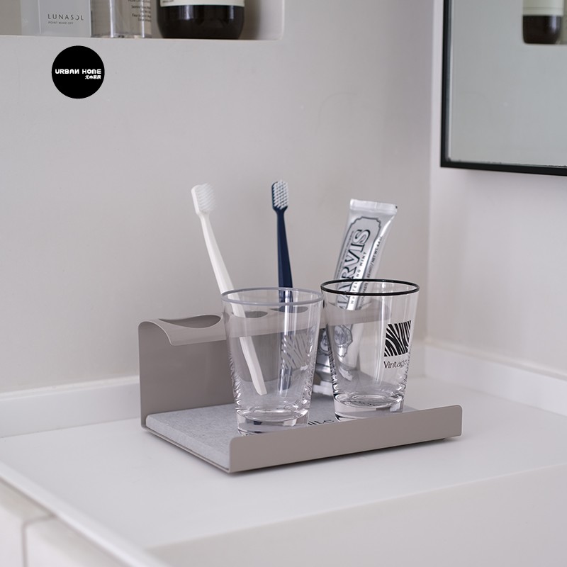 尤本家居漱口杯架子牙刷收纳架