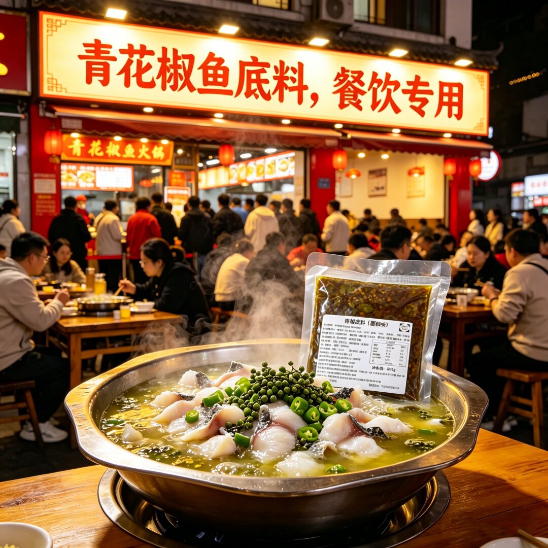 重庆青花椒火锅鱼底料餐饮商用料