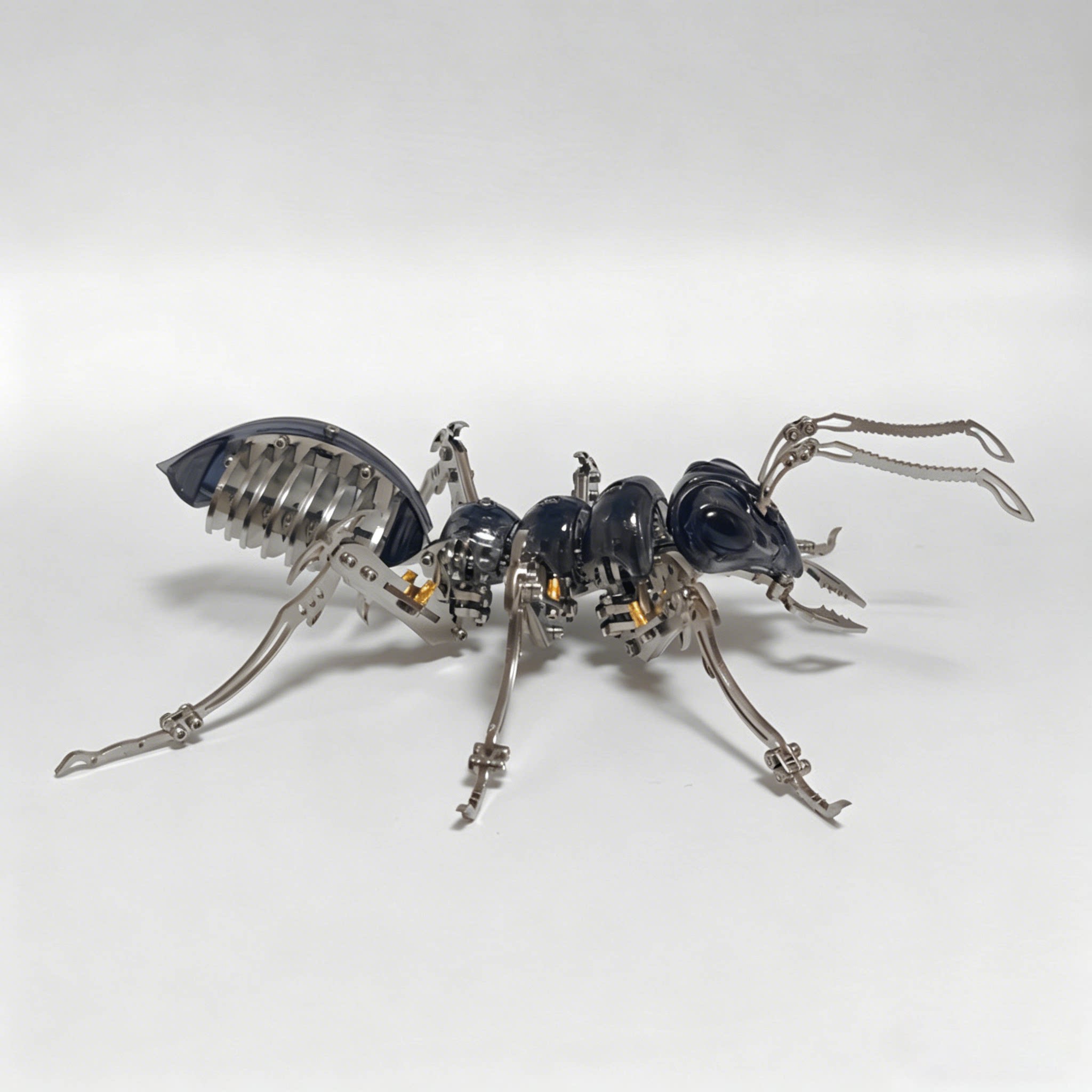 赛博朋克机械蚂蚁拼装玩具成人高难度金属拼图桌面收藏模型礼物