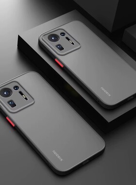 小米mix4手机壳新款超薄XiaomiMIX3磨砂保护套简约防摔个性MIUI镜头全包商务高级感男女外壳mis黑色潮牌适用
