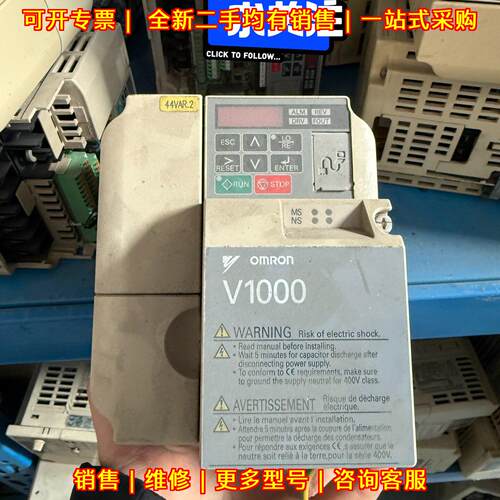 VZA40P4BAA 变频器 V1000系列 功率0.75kW议价维修