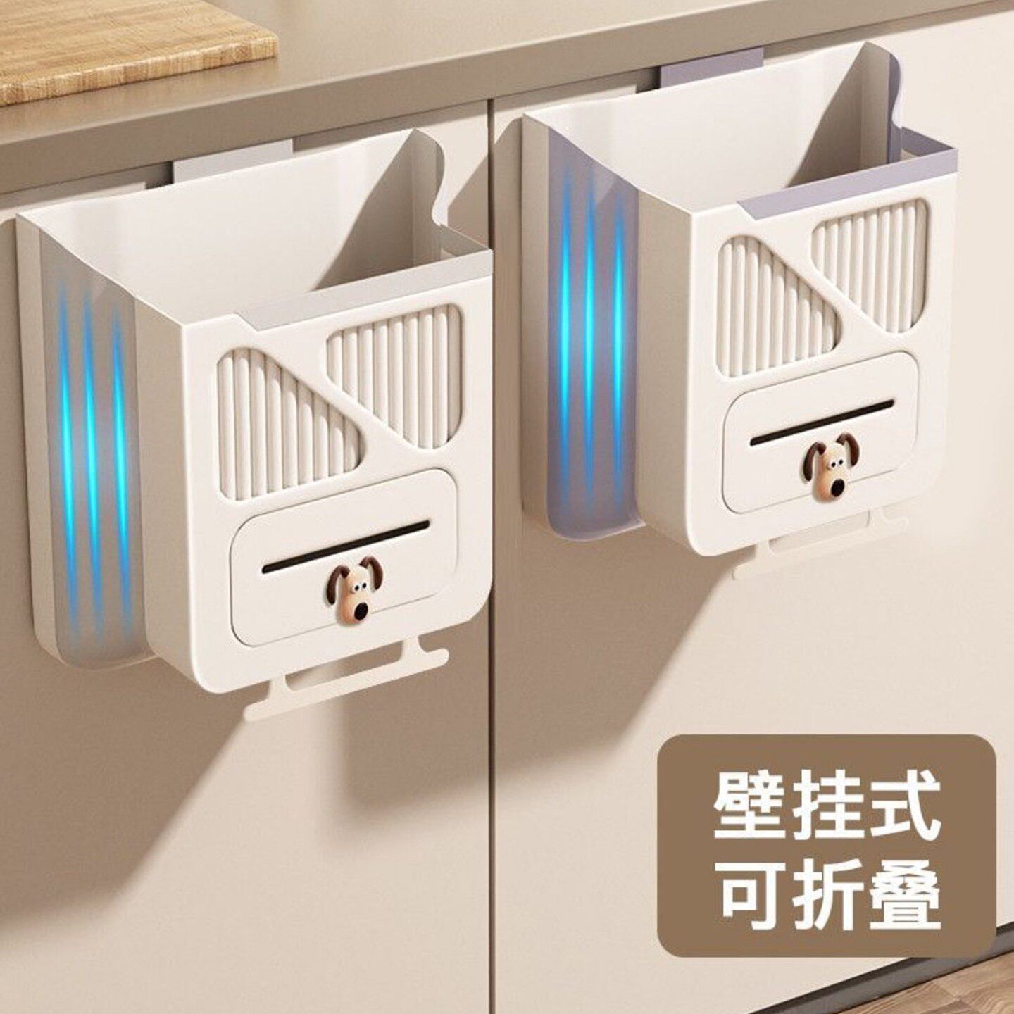 酌景日本厨房垃圾桶壁挂式可折叠厨余橱柜门收纳桶卫生间厕所纸a8