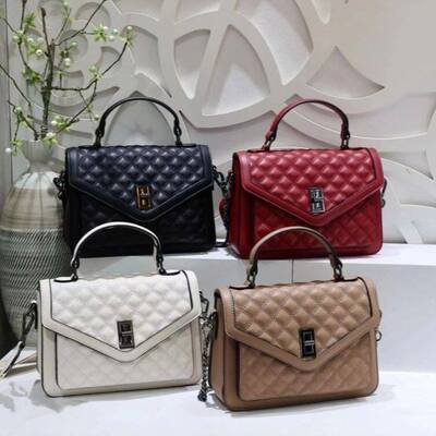 艾妃女包新款女士单肩包菱格简约百搭通勤时尚斜挎包大容量托特a3