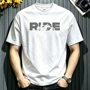 保罗安洛男装铂瑜夏季印花男士圆领宽松短袖美式原创休闲T恤上a1
