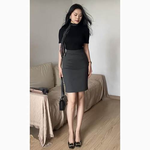 法式两件套半身裙2024秋季