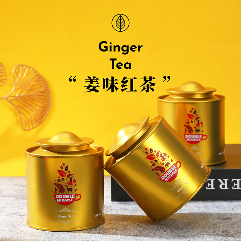 斯里兰卡进口生姜味红茶罐装100g