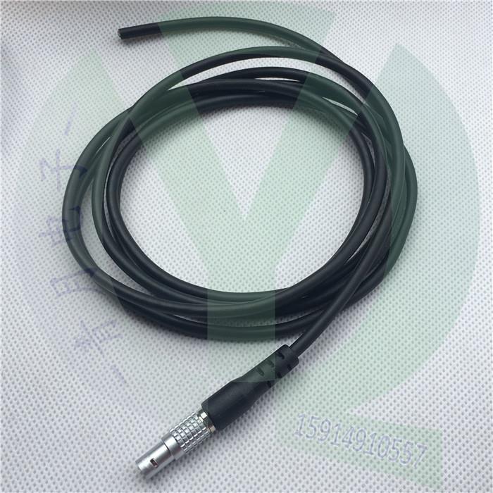 兼容LEMO雷莫FGG 0B 1B 2B插头线注塑加固公头单边高柔拖链屏蔽线