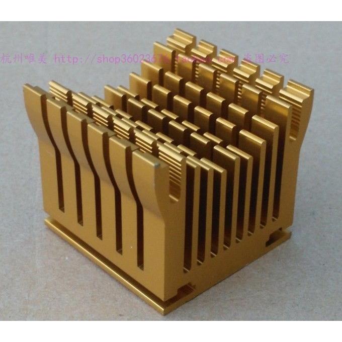 可调通用型南北桥散热片 主板散热器 双扣具 纯铝 可配4CM风扇