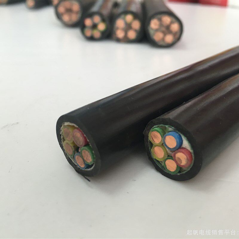 起帆电线电缆 YJV/YJY3/4/5芯2.5/4/6平方5x6硬电缆铜芯国标过测图片