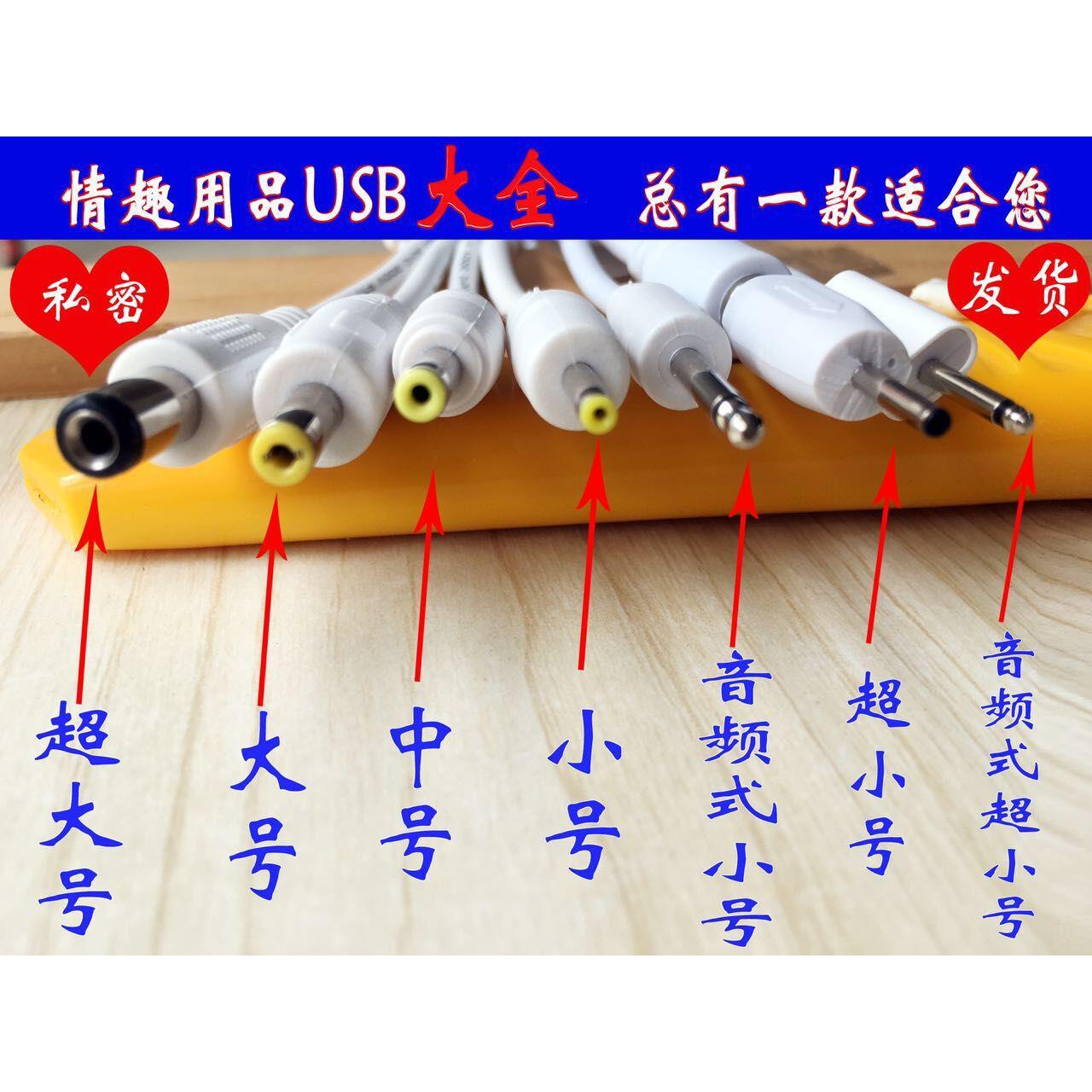 乾族成人USB充电器诺兰AV震动棒飞机振动杯配件充电线电源数据线