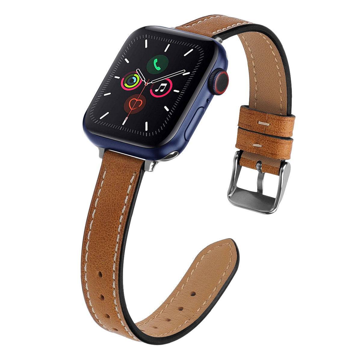意大利腊皮适用iwatch2表带apple watch苹果手表表带apple watch6/5/4