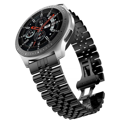 适用华为Watch3Pro金属表带双色gt2pro 4pro保时捷钛灰尊享GT3/2 46不锈钢原装watch3手表表带48mm配件42mm22