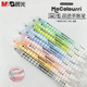 新品 晨光Mocolourri双色手账笔深浅双色魔法手账笔荧光笔不晕染无毒学生标记重点MK0019