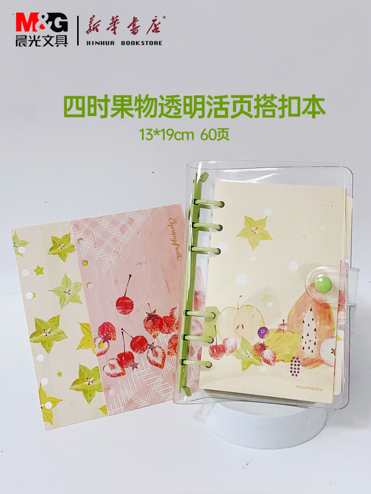 晨光PVC搭扣本小清新笔记本