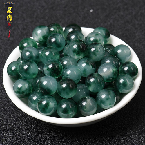 diy手工编织圆珠水草项链半成品