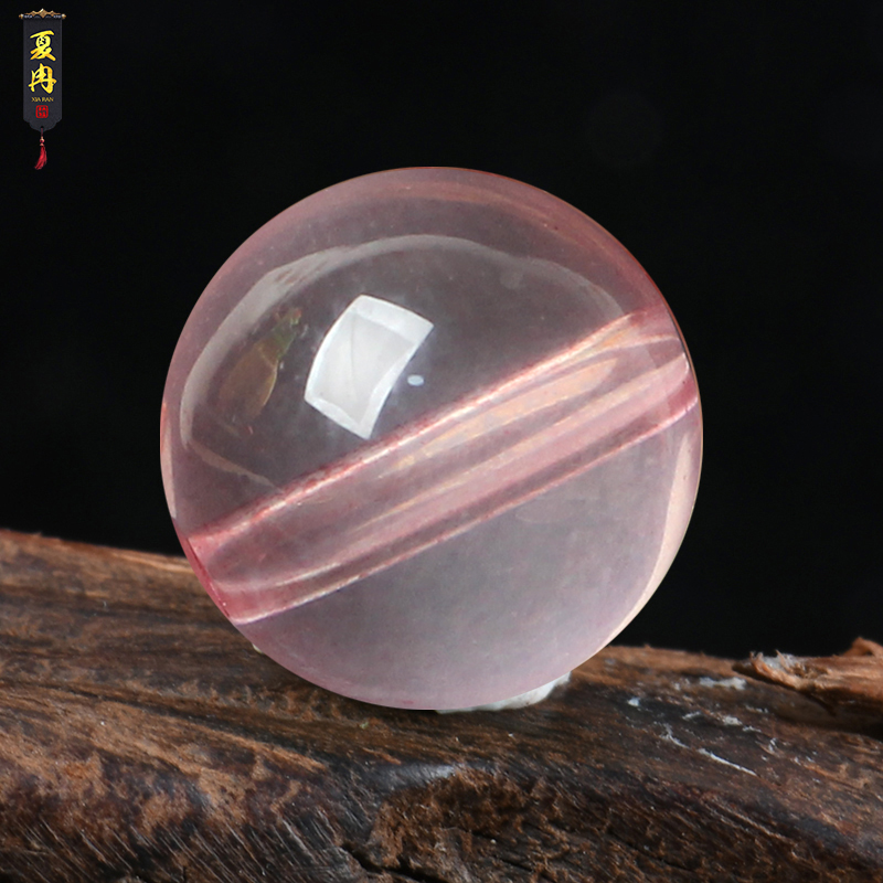 天然冰种粉水晶粉晶芙蓉晶散珠