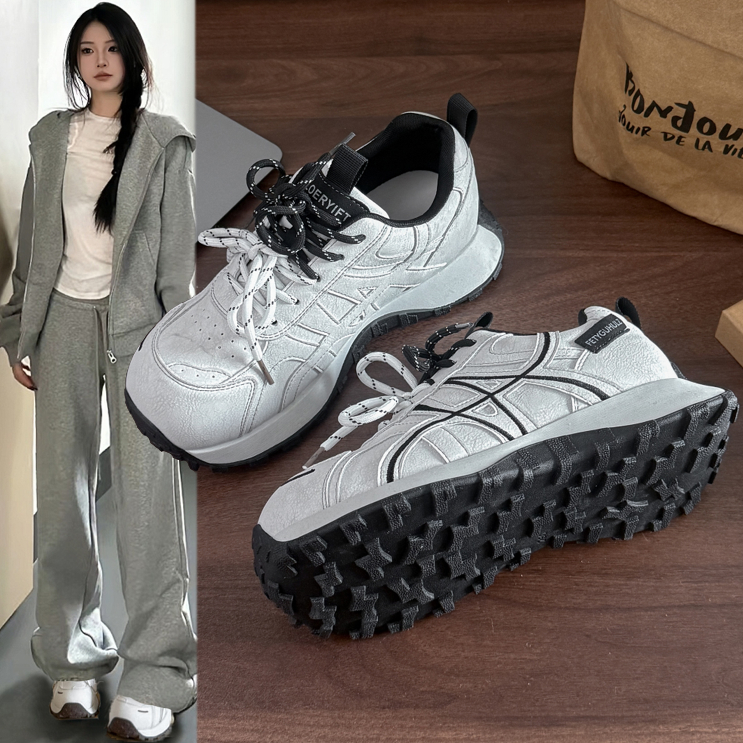 小蛮腰女休闲运动鞋老爹鞋厚底