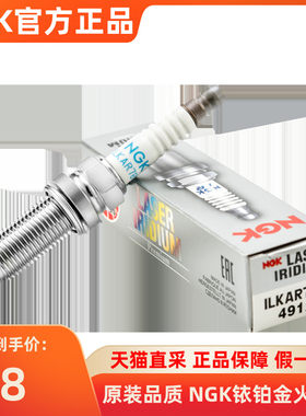 NGK铱铂金汽车火花塞ILKAR7B11适用丰田RAV4卡罗拉威驰普锐斯逸致