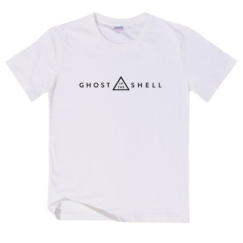 攻壳机动队电影半短袖T恤棉周边 ghost in the shell男女情侣装