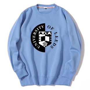 英国利兹大学圆领卫衣The University of Leeds男女装加绒和薄款