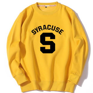雪城大学校服男女圆领卫衣Syracuse University春秋冬加绒和薄款