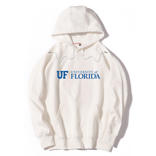 UF佛罗里达大学连帽套头卫衣春秋冬季加绒和薄款卫衣男女学生班服