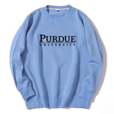 美国冬季薄款学生班服圆领卫衣