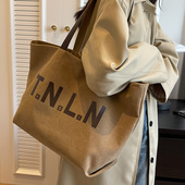 托特包上班通勤高级感时尚 大容量帆布包包女式 2025新款 大包手提袋