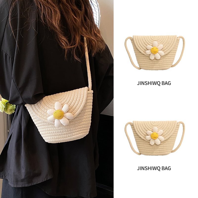 编织包包夏天度假沙滩斜挎包