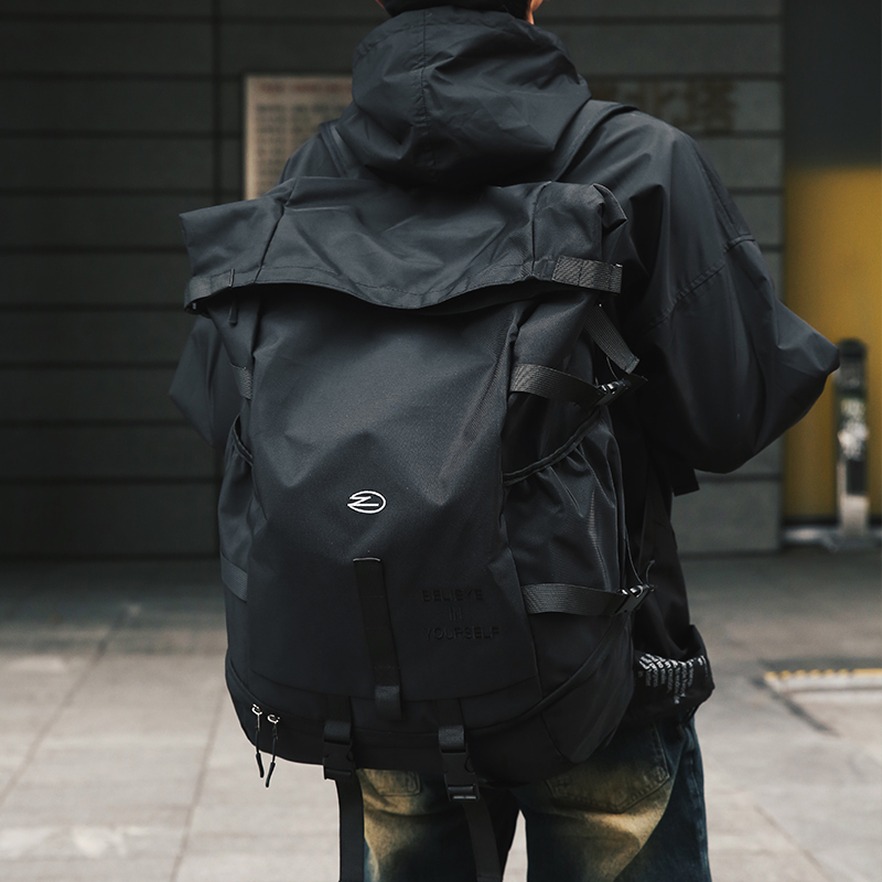 男士大容量双肩包户外登山包篮球